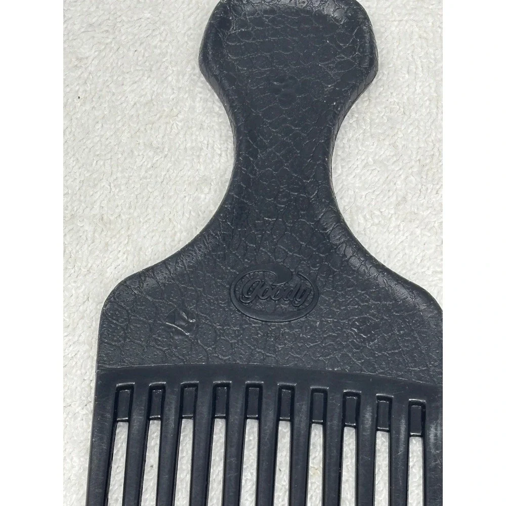Vintage Goody‎ Hair Pick Textured Plastic Handle Lift Comb 6.5